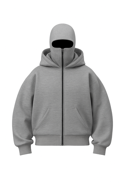 sudadera con doble capucha