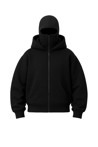 sudadera con doble capucha