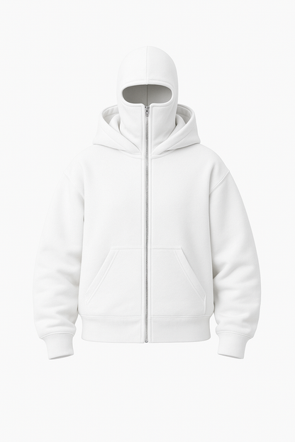 sudadera con doble capucha